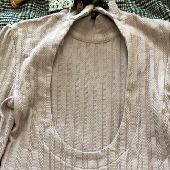 Free People Party In The Back Lilac Top - Picture 8 of 8